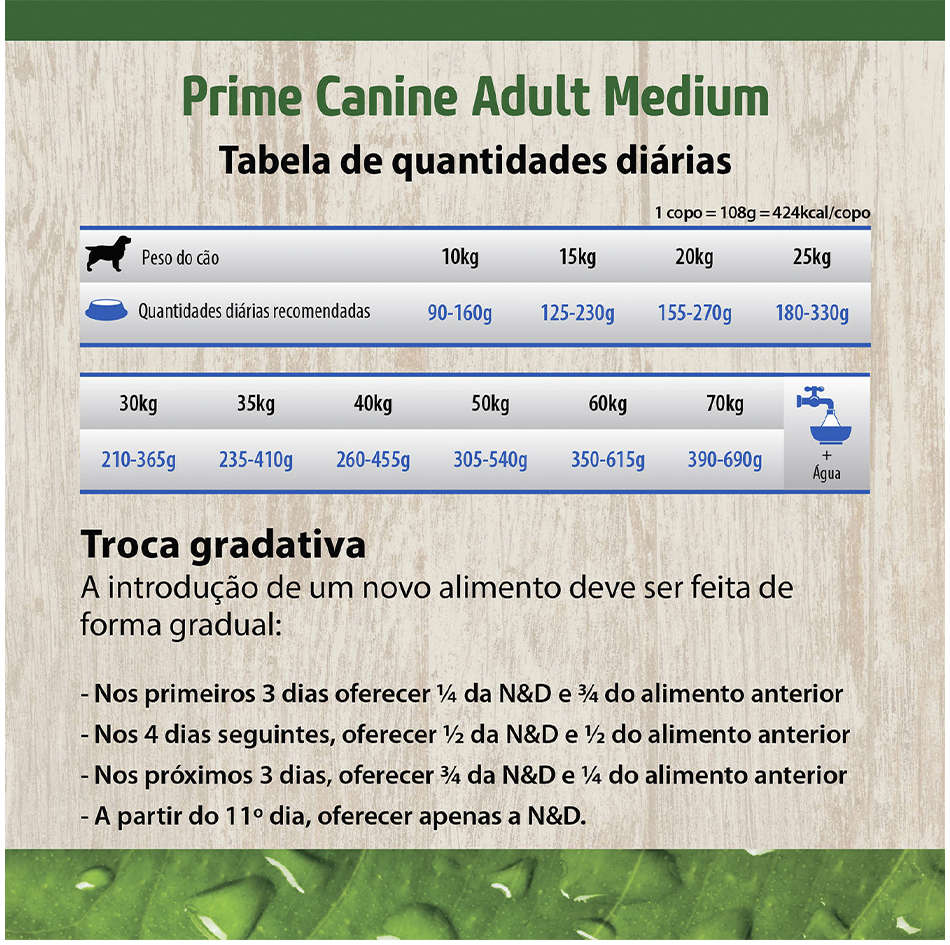 Ração Farmina N&D Prime Frango e Romã Cães Adultos Raças Médias - 10,1Kg