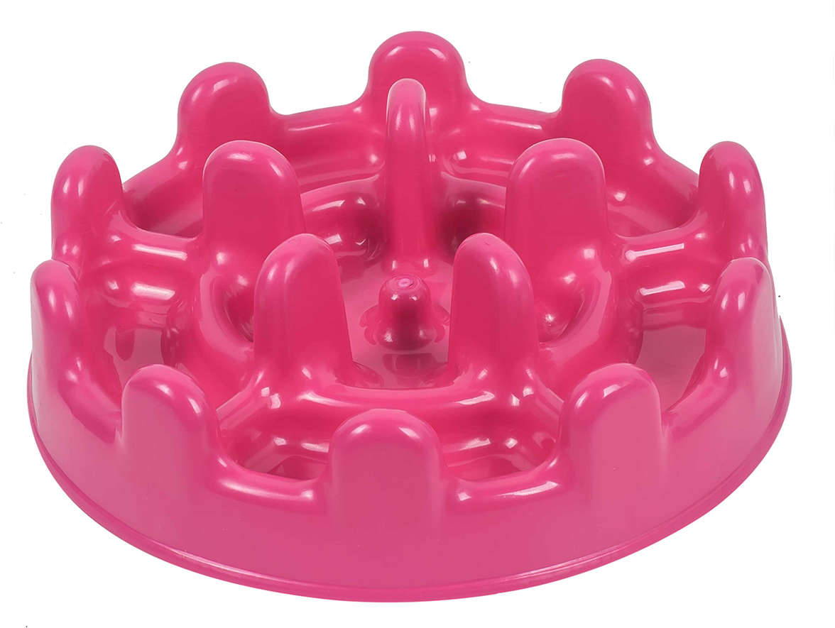 Comedouro Interativo Pet Games Mini Lento Pet Fit Pink - Tam. Único