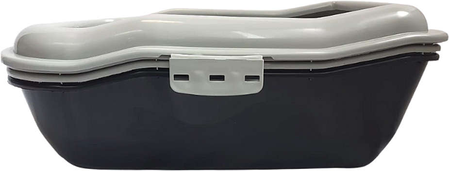 Bandeja Sanitária Durapets Furbox Preta para Gatos - Tam. Único