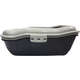 Bandeja Sanitária Durapets Furbox Preta para Gatos