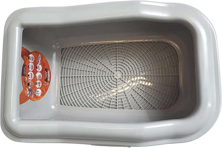 Bandeja Sanitária Durapets Furbox Preta para Gatos - Tam. Único