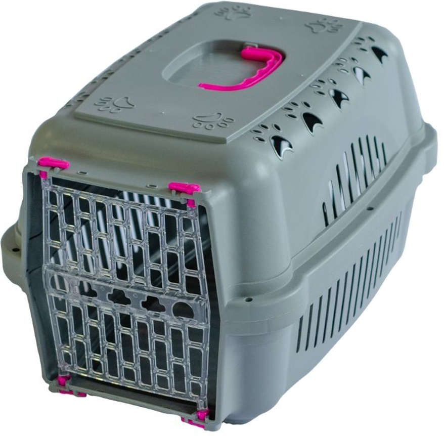 Caixa de Transporte Falcon Neon Elegance Rosa - Tam. 02