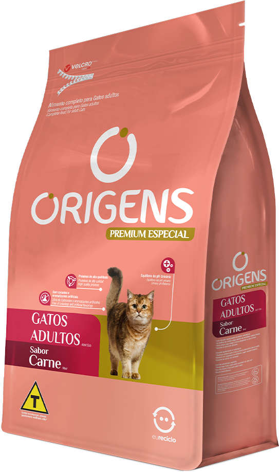 Ração Seca Origens Carne Gatos Adultos - 10,1Kg
