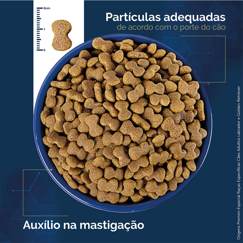 Ração Seca Origens Raças Específicas para Cães Adultos das Raças Labrador e Golden Retriever - 15Kg