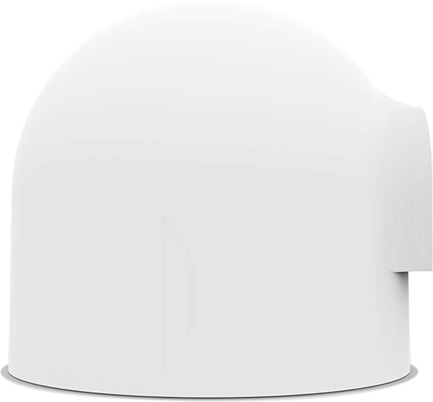 Caixa de Areia Pidan Igloo Branca para Gatos - Tam. Único