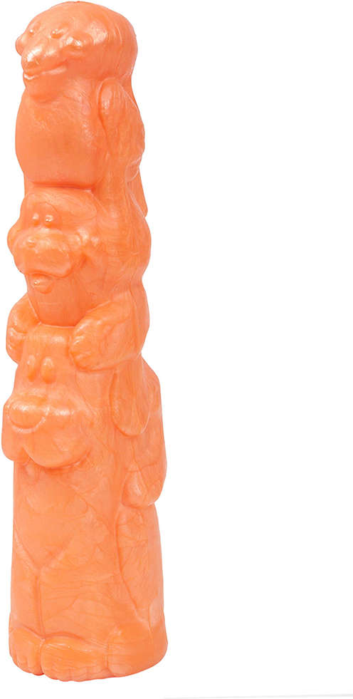 Brinquedo Pet Games Mordedor Totem Soft Laranja - Tam. G