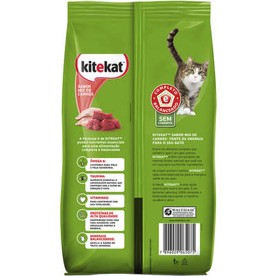 Ração Kitekat Mix de Carnes para Gatos Adultos