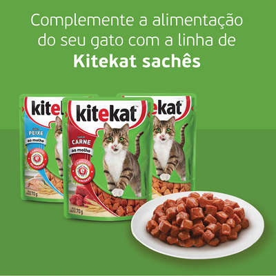 Ração Kitekat Mix de Carnes para Gatos Adultos