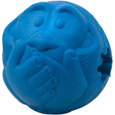 Bola Macaquinho Pet Games Azul com Dispenser de Ração ou Petisco