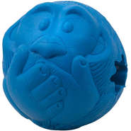 Bola Macaquinho Pet Games com Dispenser de Ração ou Petisco Azul - Tam. G