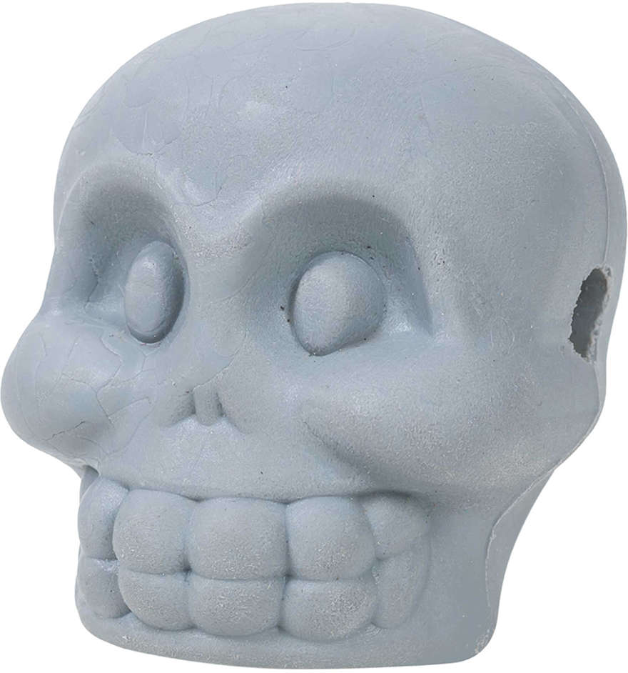 Brinquedo Mordedor Pet Games Caveirinha Soft Cinza - Tam. P
