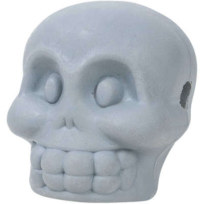 Brinquedo Mordedor Pet Games Caveirinha Soft Cinza