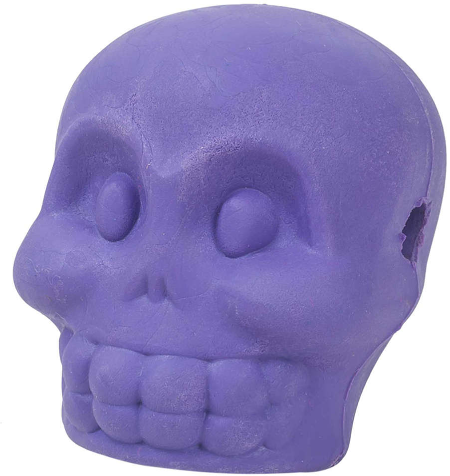 Brinquedo Mordedor Pet Games Caveirinha Soft Lilás - Tam. G