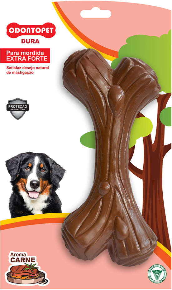 Brinquedo Odontopet Dura Dogwood Nylon para Cães - Tam. Único