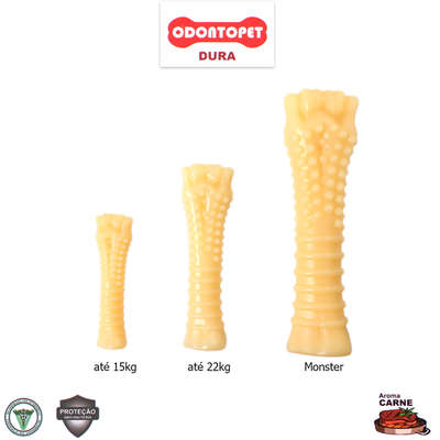 Brinquedo Odontopet Dura T.Bone Monster Nylon para Cães