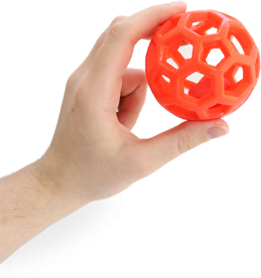 Brinquedo Odontopet Bola Infused Catnip Laranja para Gatos - Tam. Único