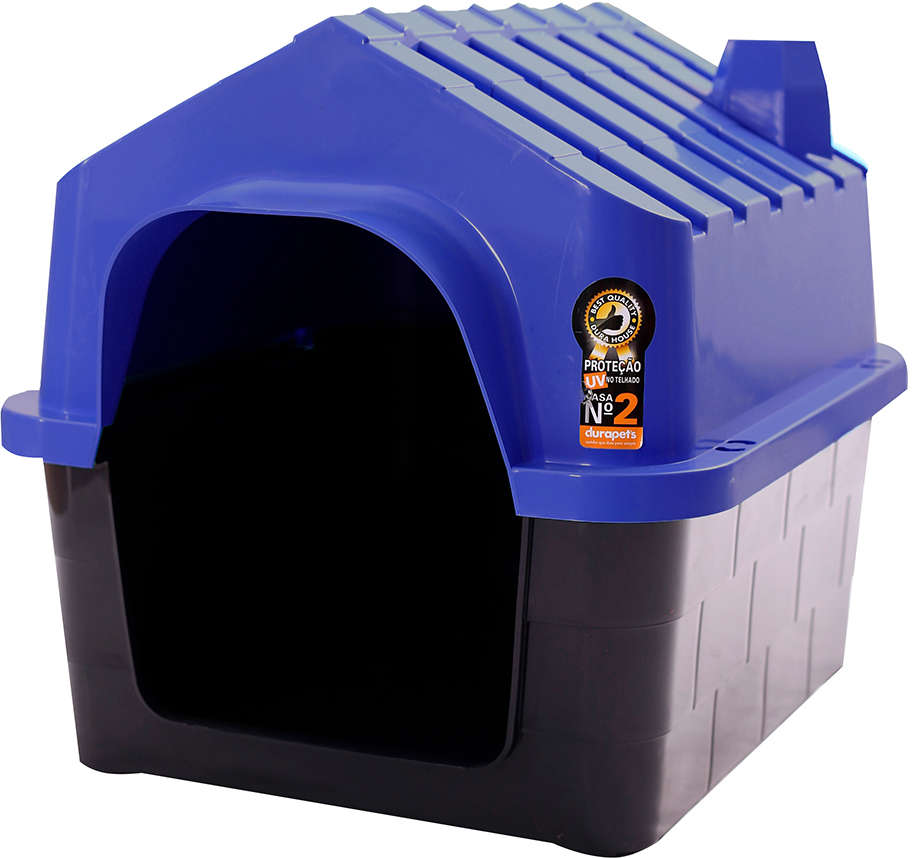 Casa Durahouse Azul para Cães - Tam. 02