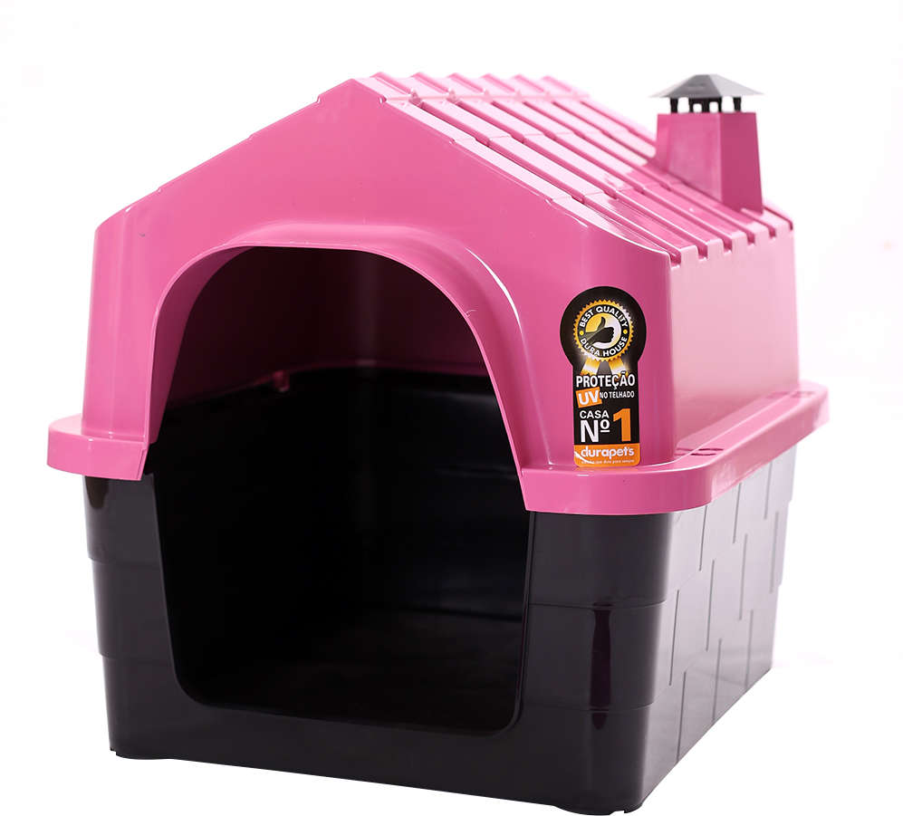 Casa Durahouse Rosa para Cães - Tam. 01