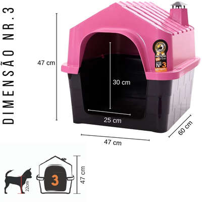 Casa Durahouse Rosa para Cães