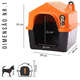 Casa Durahouse Laranja para Cães