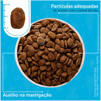Ração Seca Fórmula Natural Fresh Meat Cães Adultos Raças Grandes e Gigantes