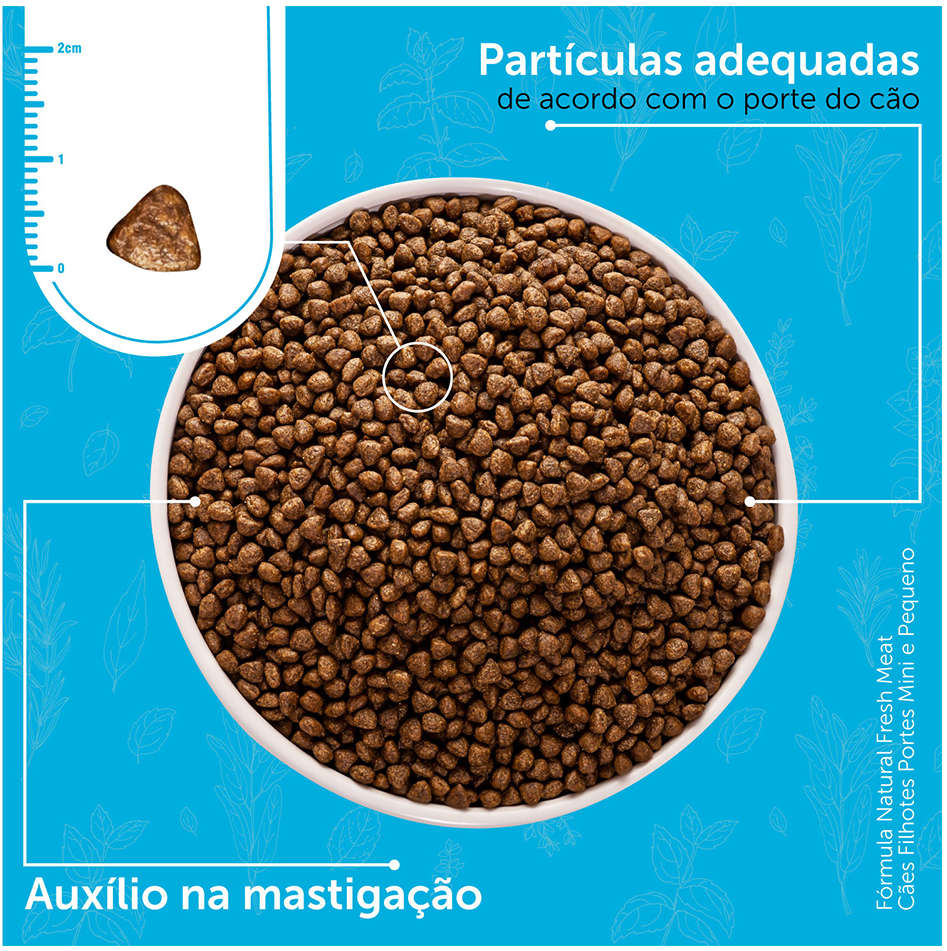 Ração Seca Fórmula Natural Fresh Meat Cães Filhotes Raças Mini e Pequena - 2,5Kg