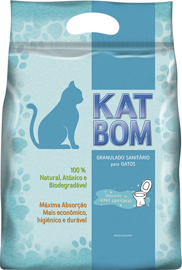 Granulado Sanitário Katbom Tradicional para Gatos - 3Kg