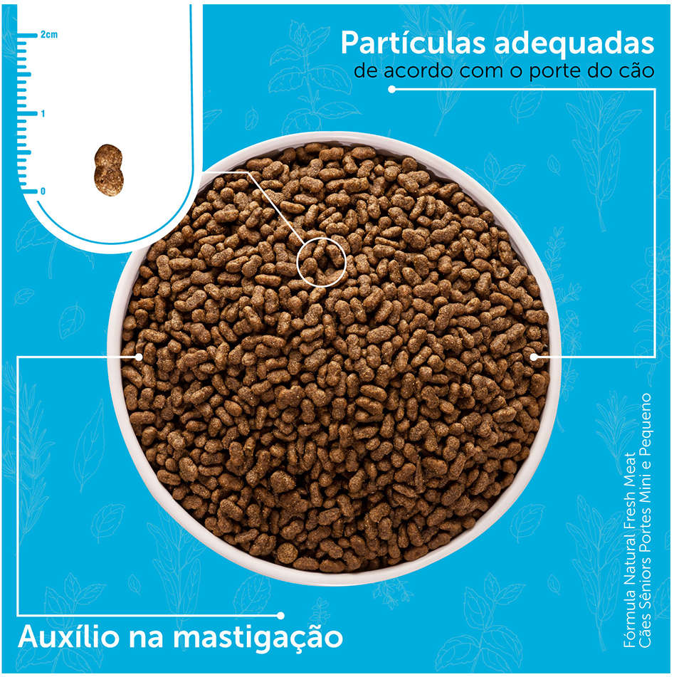 Ração Seca Fórmula Natural Fresh Meat Cães Sênior Raças Mini e Pequena - 2,5Kg