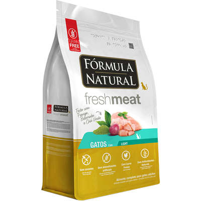 Ração Seca Fórmula Natural Fresh Meat Light para Gatos