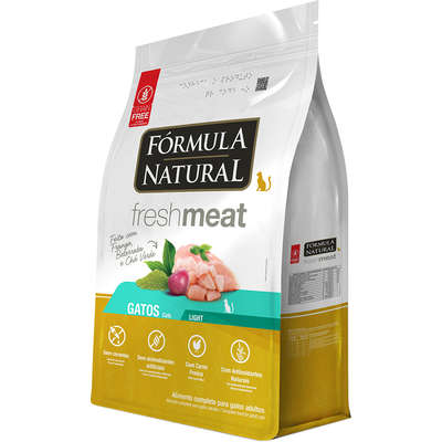 Ração Seca Fórmula Natural Fresh Meat Light para Gatos