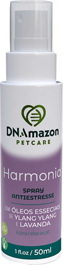 Spray Antiestresse DNAmazon Harmonia para Cães - 50 mL