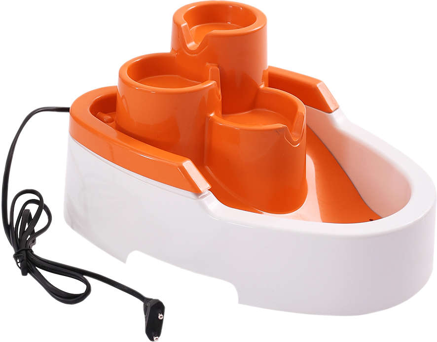 Fonte Bebedouro Duracats Laranja para Gatos - Bivolt