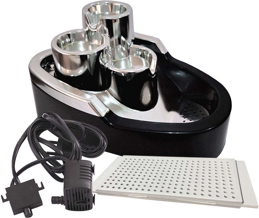 Fonte Bebedouro Duracats Silver para Gatos - Bivolt