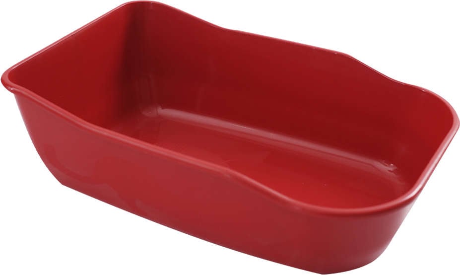 Bandeja Sanitária Durapets Luxo Vermelha para Gatos - Tam. Único