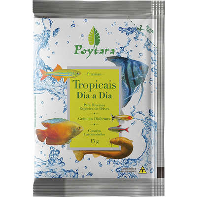 Ração Poytara Tropicais Dia a Dia para Peixes