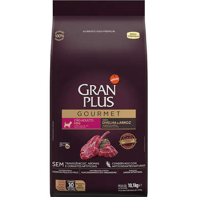 Ração Seca Affinity GranPlus Gourmet Ovelha & Arroz para Cães Adultos Raças Mini