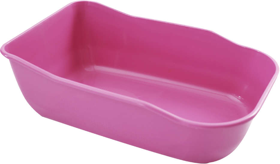 Bandeja Sanitária Durapets Luxo Rosa para Gatos - Tam. Único