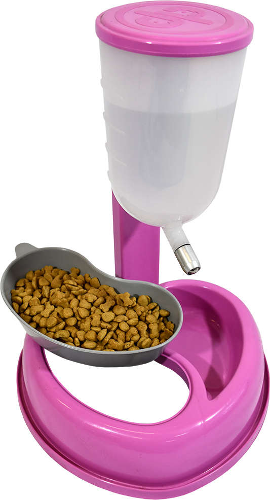 Bebedouro Automático Durafeeder Upper Rosa - Tam. Único