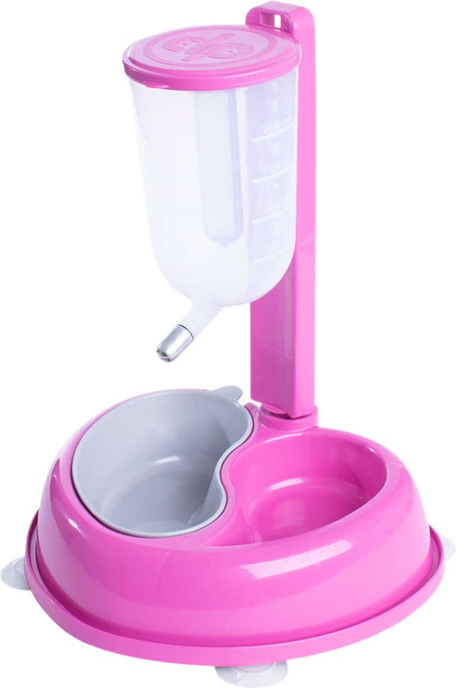 Bebedouro Automático Durafeeder Upper Rosa - Tam. Único
