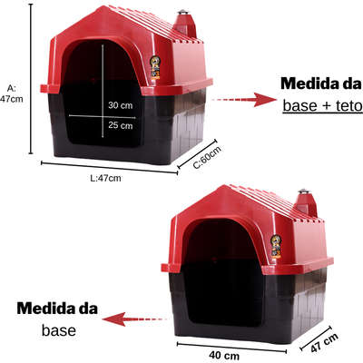 Casa Durahouse Vermelha para Cães