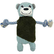 Brinquedo Pelúcia Urso Bandeira com Corda para Cães - Tam. Único