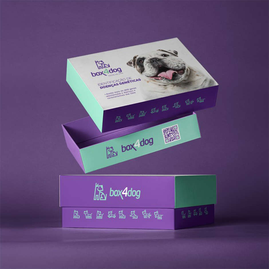 Teste de Identificação Box4Dog Doenças Genéticas - Tam. Único