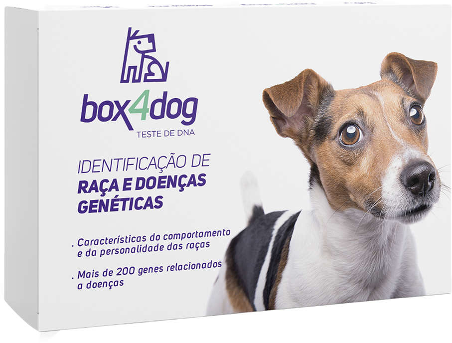 Teste de Identificação Box4Dog Raças e Doenças Genéticas - Tam. Único