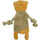 Brinquedo Pelúcia Urso Greige com Corda para Cães