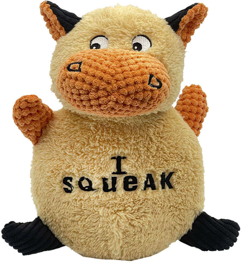 Brinquedo Pelúcia Frank Hipopótamo Mega Apito para Cães - Tam. Único