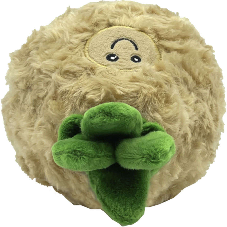 Brinquedo Pelúcia Abacaxi Pérola para Cães - Tam. Único
