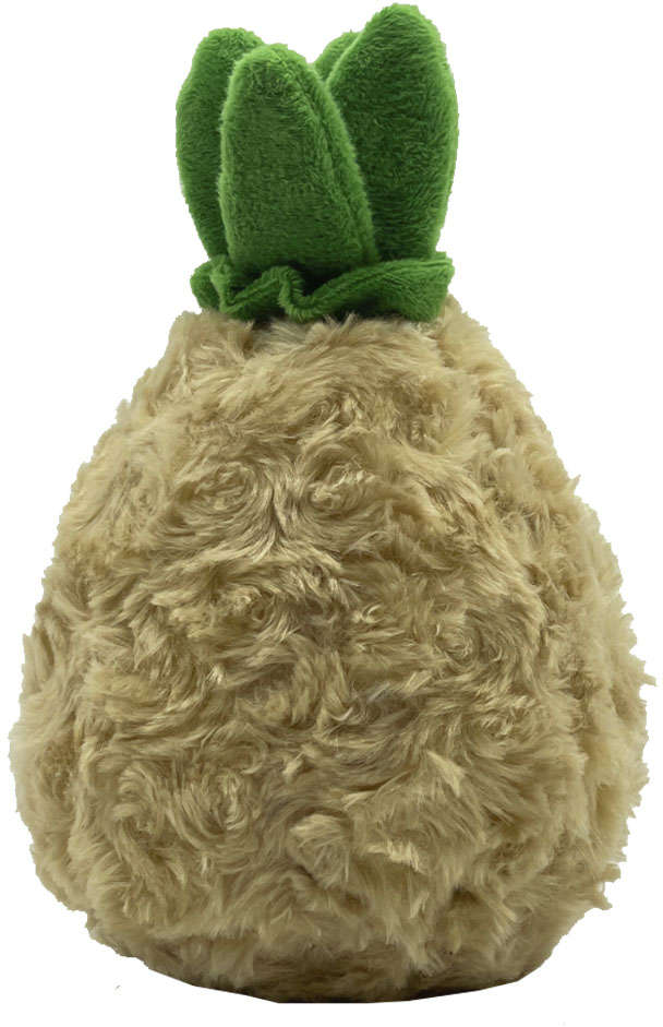 Brinquedo Pelúcia Abacaxi Pérola para Cães - Tam. Único
