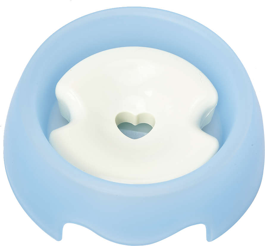 Bebedouro Confort Chalesco Azul para Cães - Tam. P