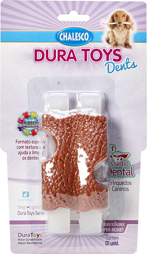 Brinquedo Chalesco Costelinha para Cães - Tam. Único