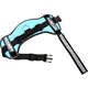 Peitoral Chalesco Power Safe Azul